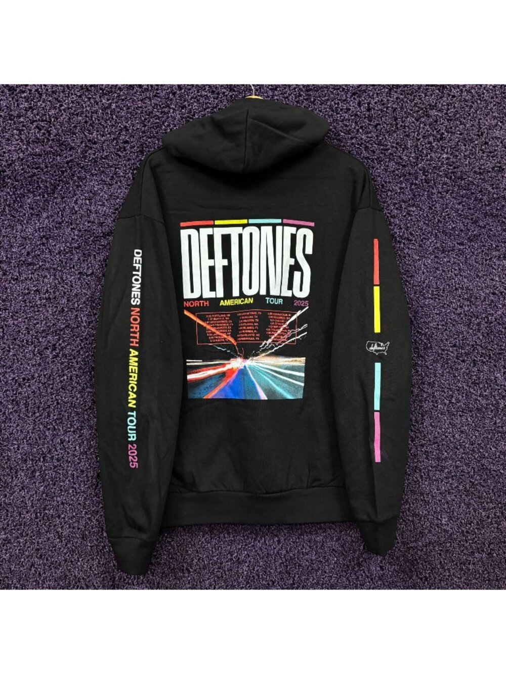 Deftones Private Music 2025 NA Tour City Lights Hoodie Size Large